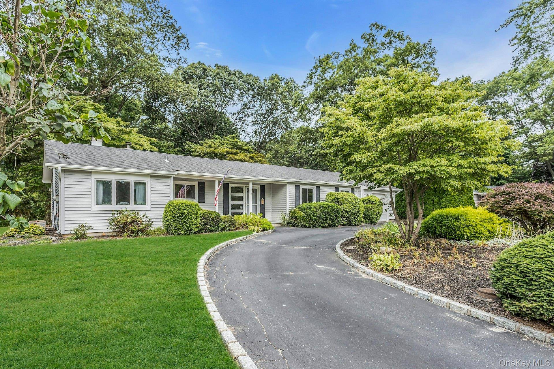 Nestled on 0. 71 acres of private land, no homes behind the property, this expanded three bedroom ranch features a cozy den with a wood burning fireplace, central air conditioning, ...