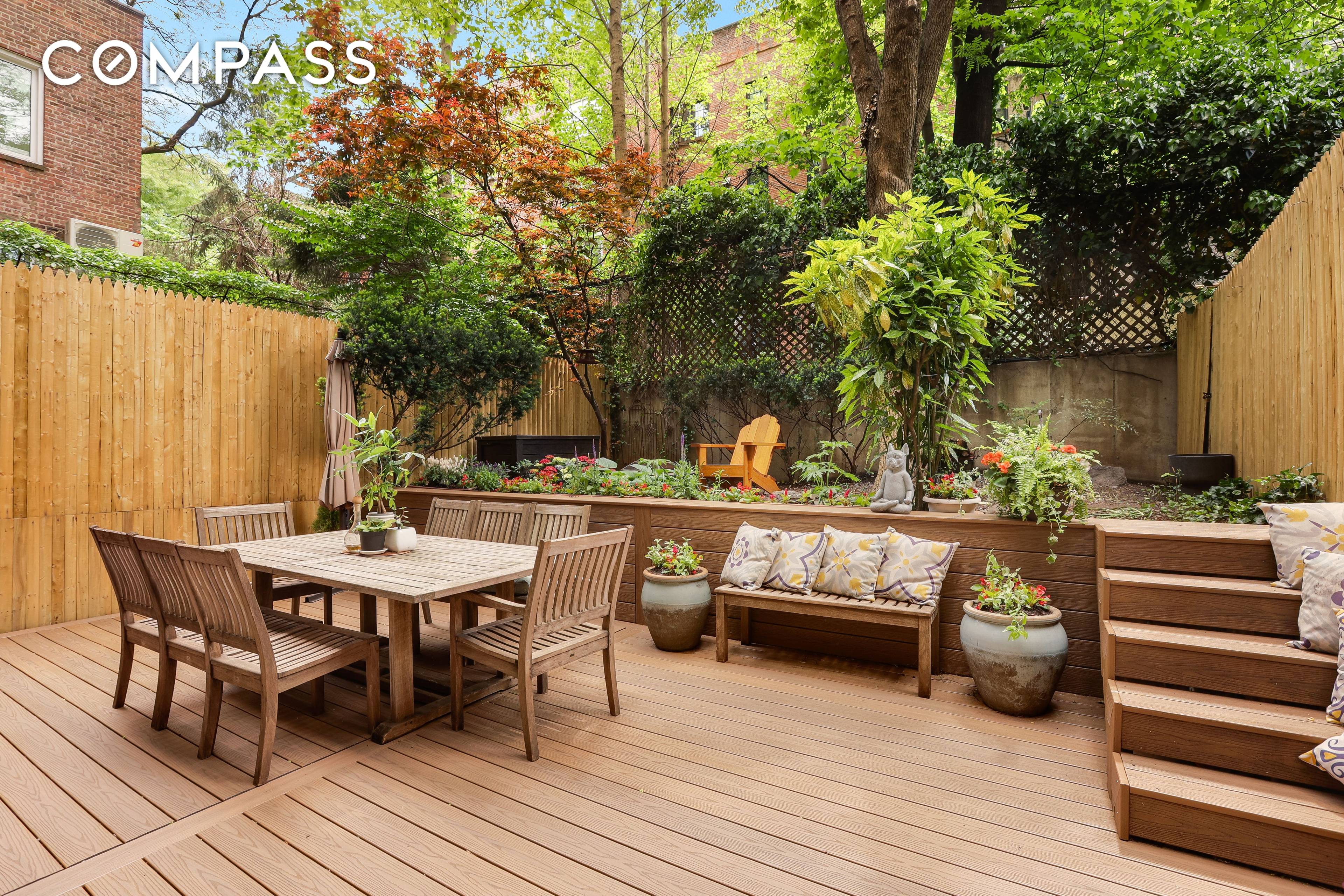 Imagine coming home to your own private garden oasis, tucked behind a quiet, refined, contemporary residence in one of Manhattan s most vibrant neighborhoods.