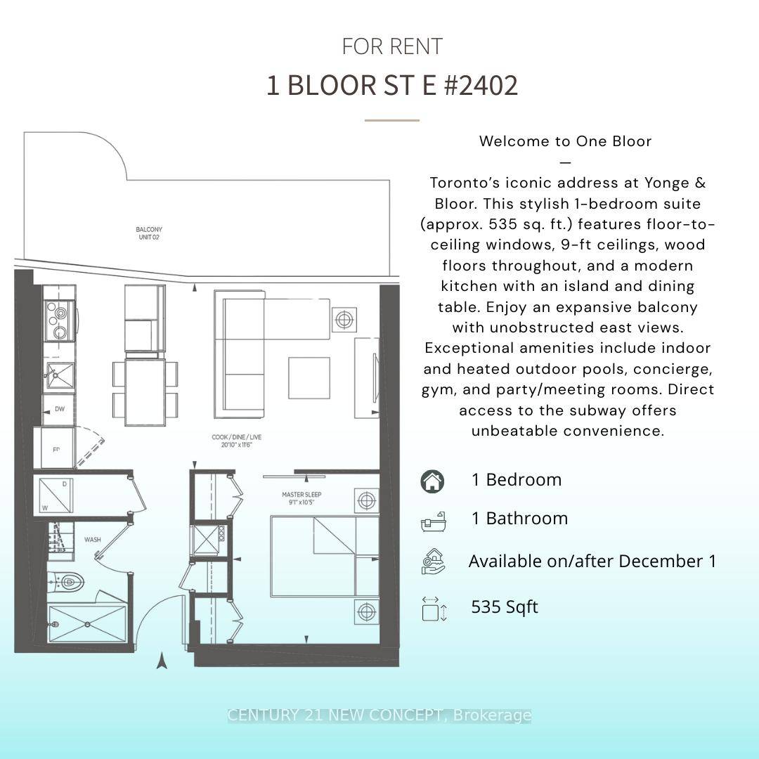 Welcome to One Bloor. Toronto's most iconic address at Yonge amp ; Bloor.