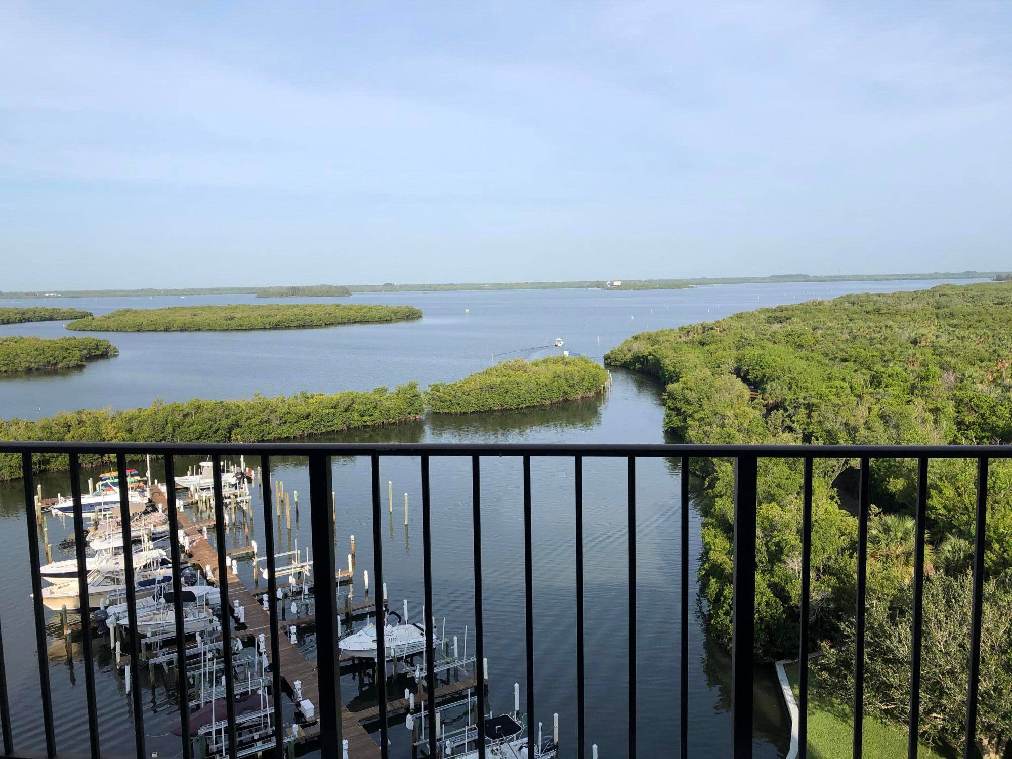 PENTHOUSE unit, INLCUDES SMALL BOAT SLIP WITH 10, 000LB LIFT, furnished, previously renovated and ready to go !