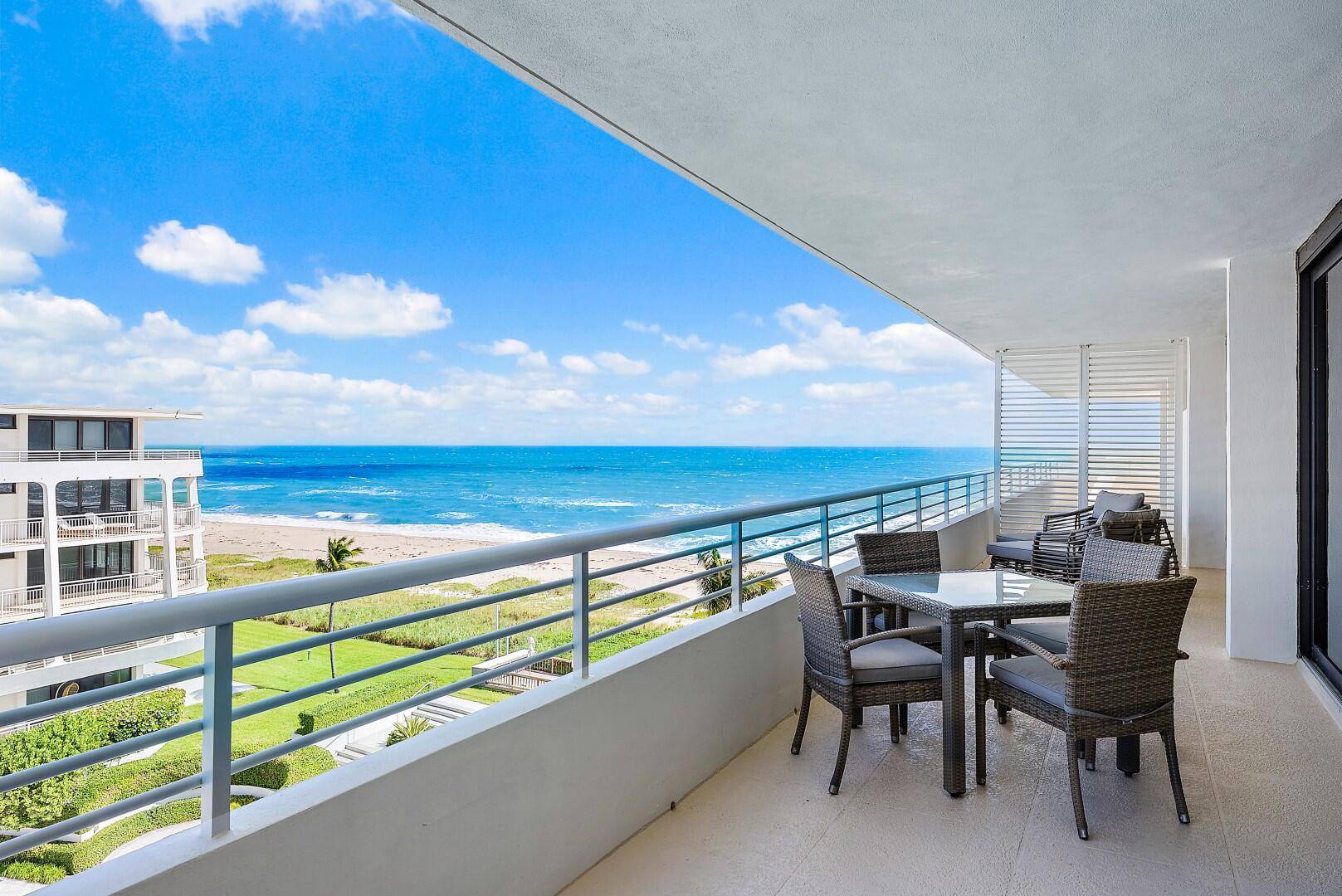 Live on the beach in the exclusive Oceanfront 2600 Building in Palm Beach.