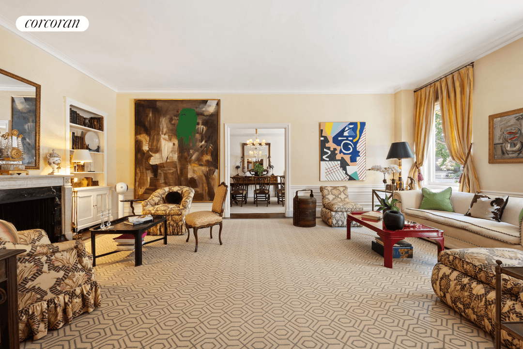 Perfectly perched on the corner of 76th street in one of Fifth Avenue's most prestigious white glove cooperatives designed by James E.