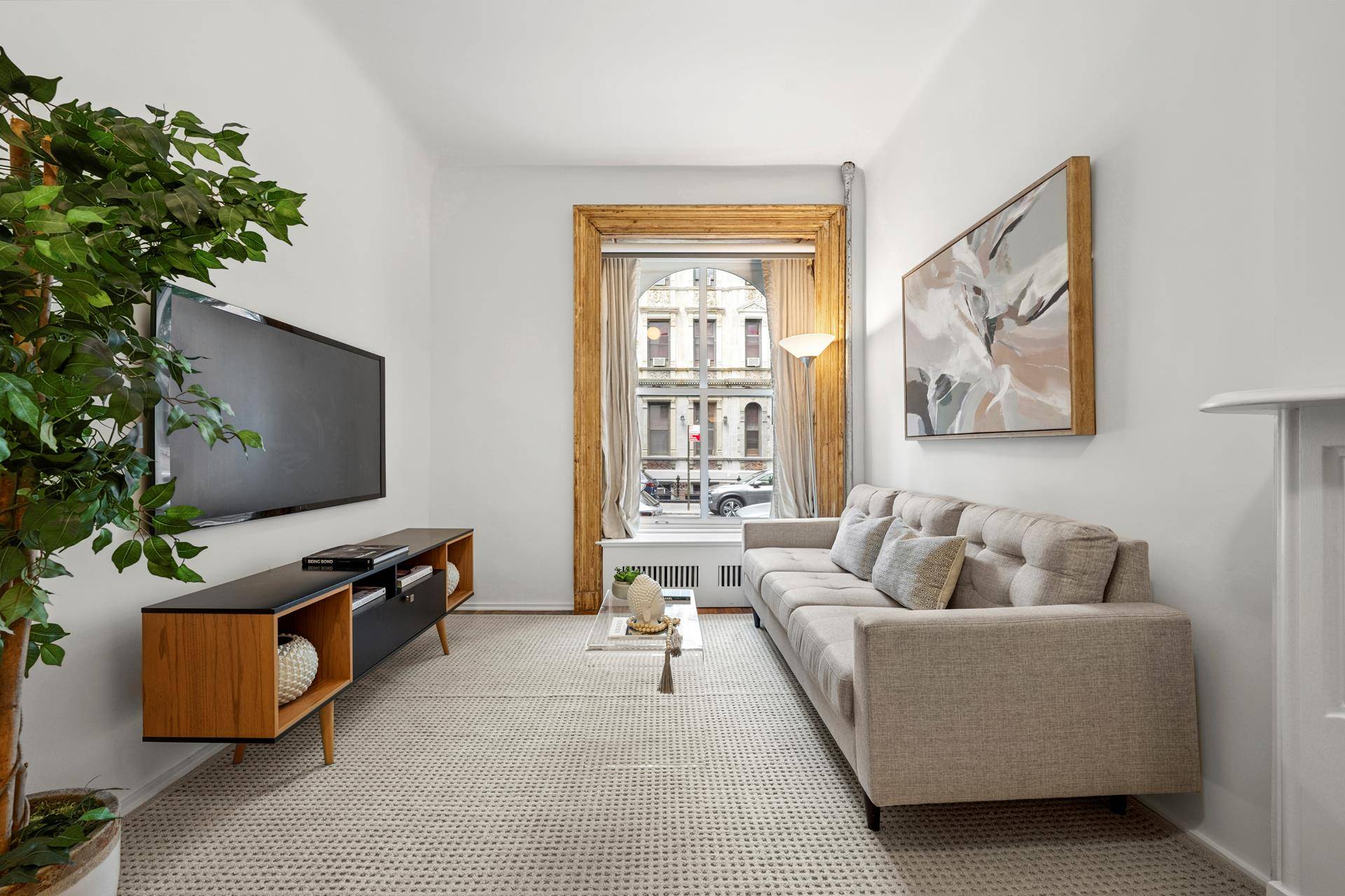 Tucked within the storied streets of Gramercy Park, where history lingers on every brownstone stoop and twilight settles gently over garden lined blocks, this captivating two bedroom, two bathroom duplex ...
