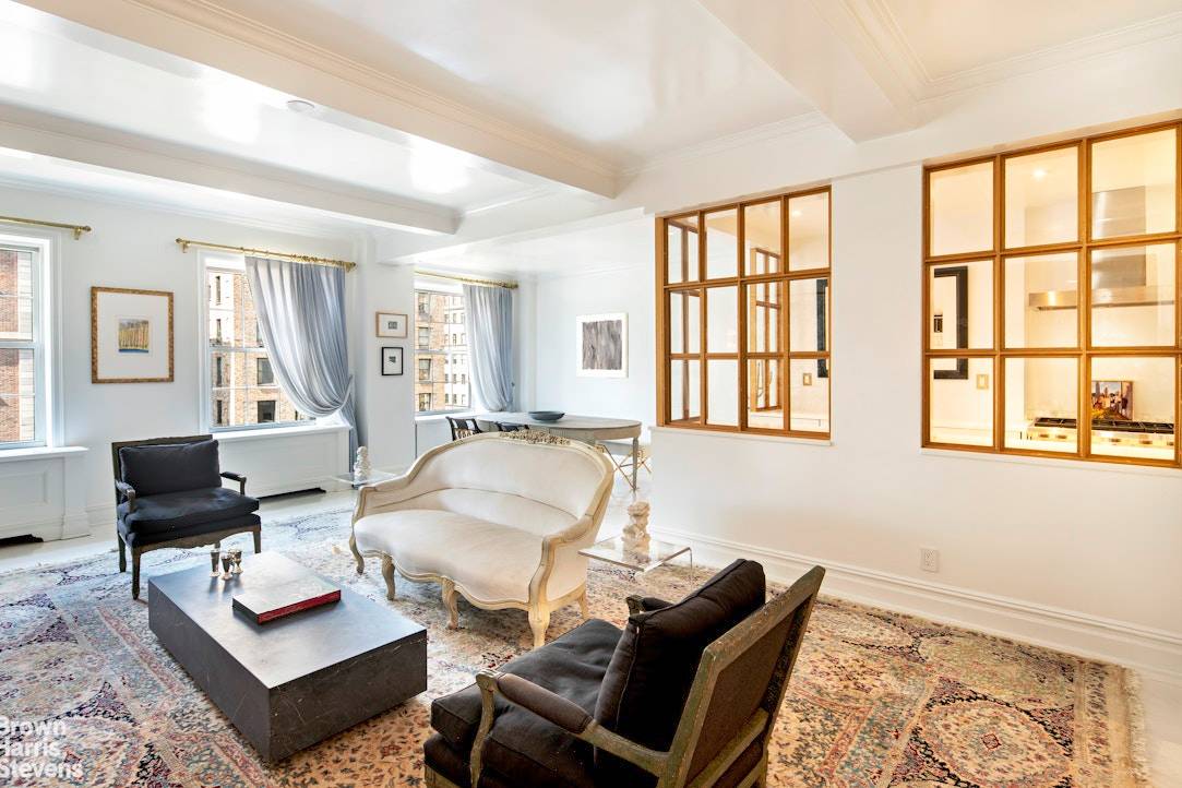 It feels like Paris when you enter this mint condition full floor residence from the private elevator landing.