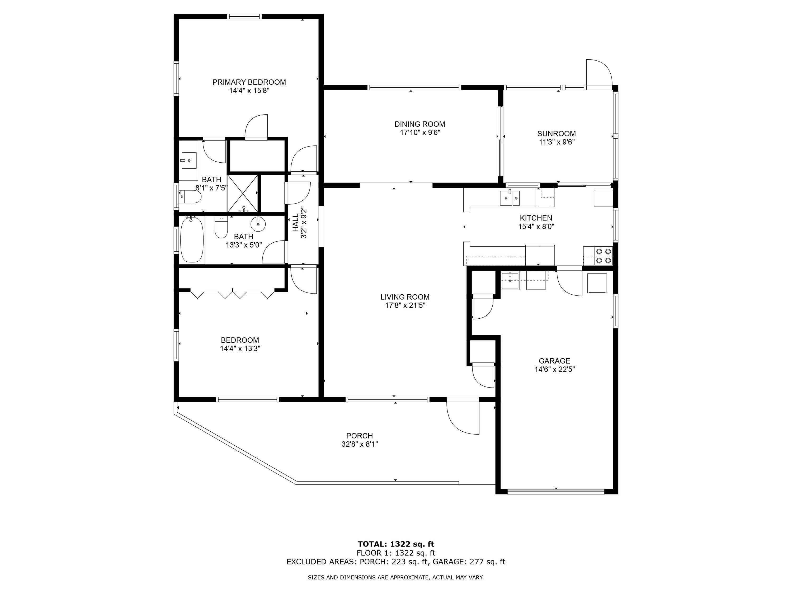 Welcome to this beautifully updated 2 bedroom, 2 bathroom single family home, where elegance and comfort meet in perfect harmony.
