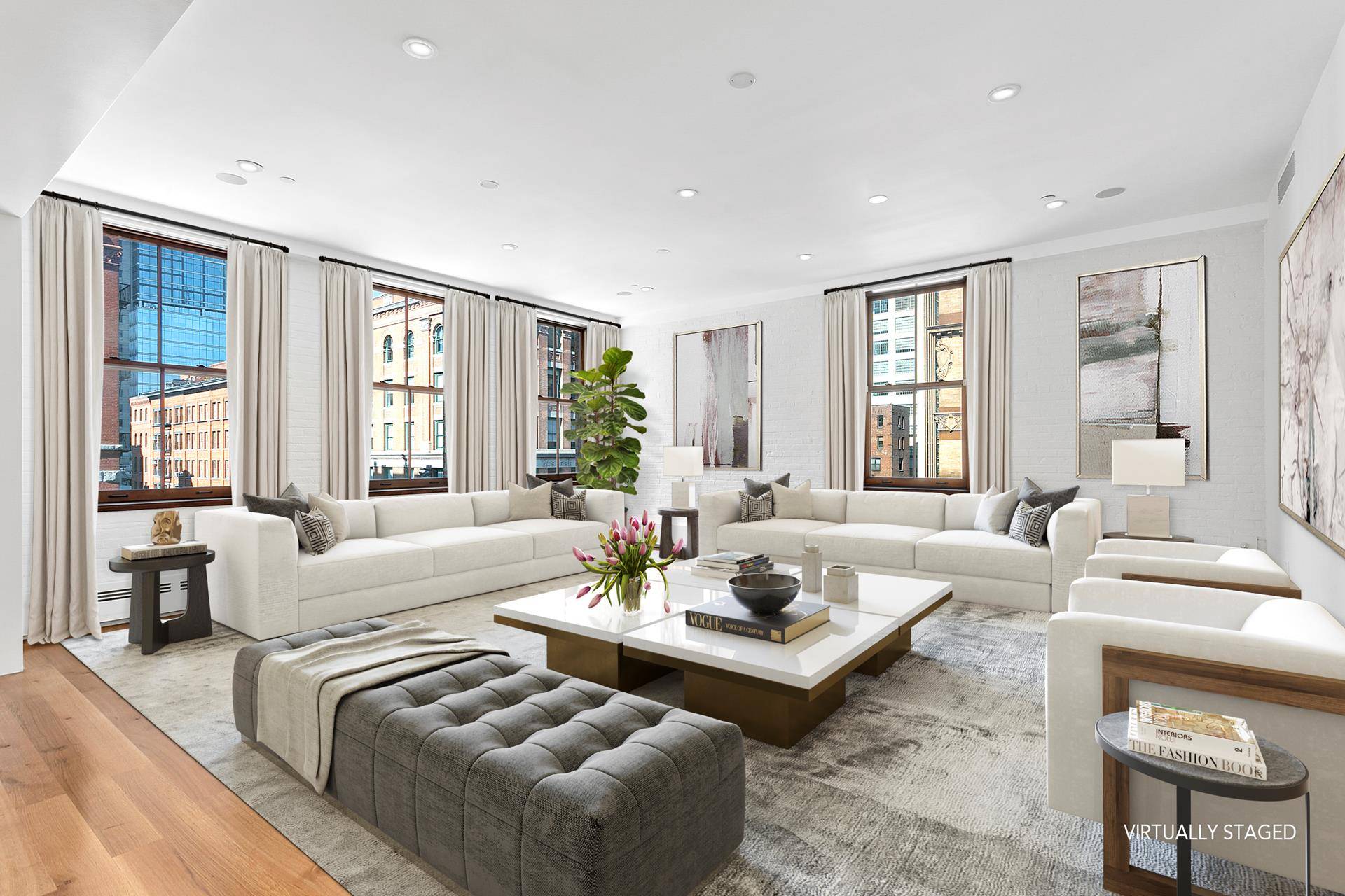 Presenting Apartment 3 at 44 North Moore, the finest brand new boutique rental building located on the historic cobblestone streets of Tribeca.