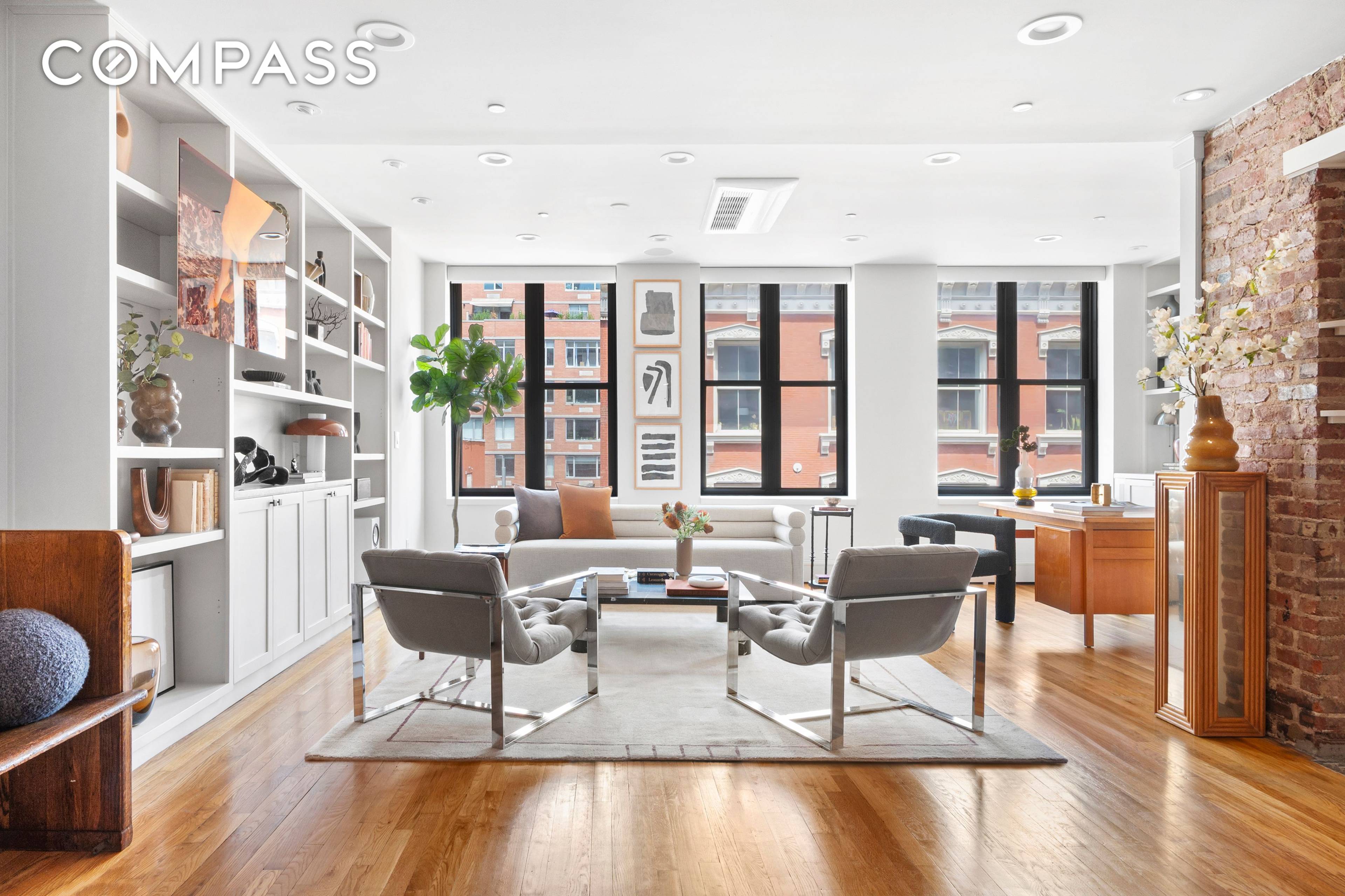 Welcome to the Penthouse at 120 West 20th Street a stunning 2 bedroom convertible 3 bedroom, 2 bathroom loft with a private roof deck, located in an intimate building in ...