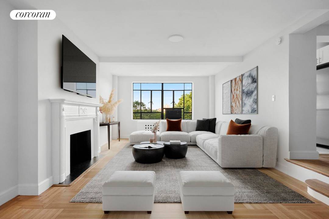 Turn Key Art Deco One Bedroom with Direct Park Views Sponsor Unit No Board Approval !