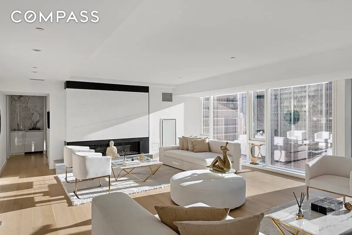 Welcome to Residence 40A at 135 West 52nd Street a mint condition, full floor luxury home offering an unparalleled 3, 726 interior square feet plus a 153 square foot private ...