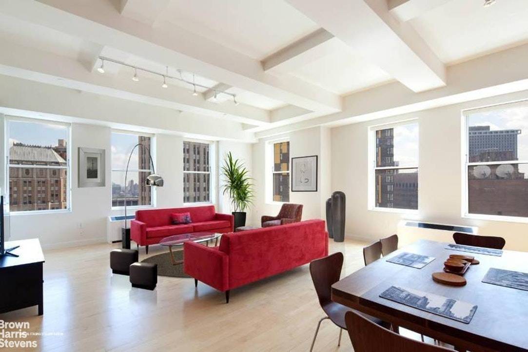 A luxurious oasis in a landmark Philippe Starck designed tower, this high floor 2 bedroom 2 bath with home office corner loft in the Financial District captivates you with its ...