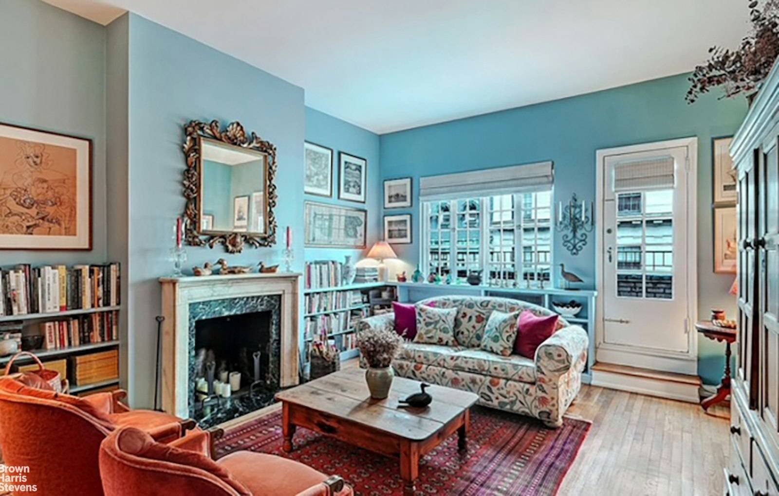 Enter into the grace and grandeur of a bygone era in this fully furnished one bedroom condominium nestled within a Beaux Arts townhouse masterpiece, built in 1899.