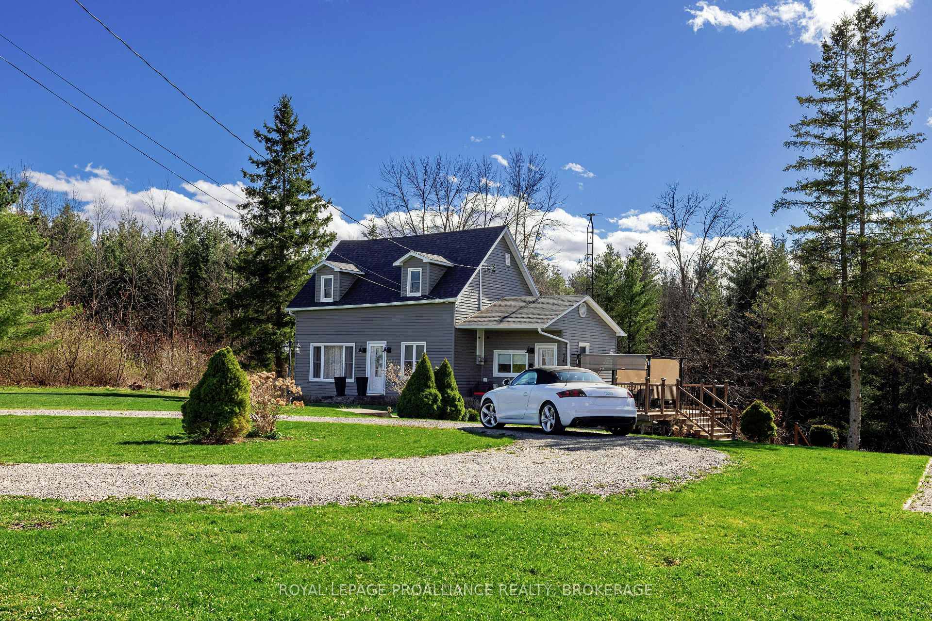 Nestled in the serene landscape of Elizabethtown Kitley, Ontario, this charming 3 bedroom, 1 bathroom home offers idyllic country living on just under 7 acres of meticulously landscaped grounds only ...
