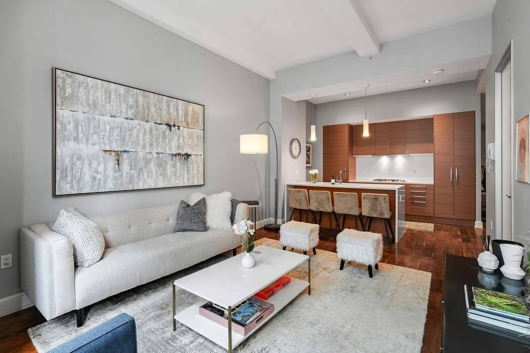 Welcome to this beautifully crafted one bedroom residence, thoughtfully designed with both style and versatility in mind.