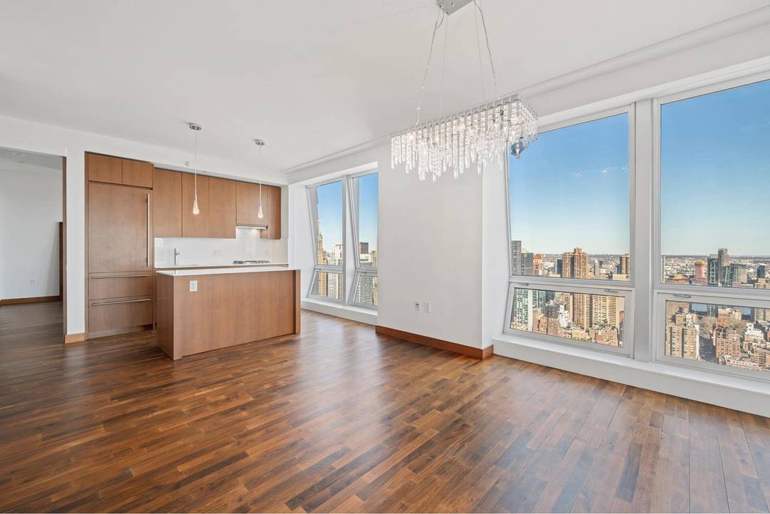 Absolutely Gorgeous Views from this Corner Two Bedroom Two and a Half Bathroom Condominium now available at 400 Fifth Avenue.