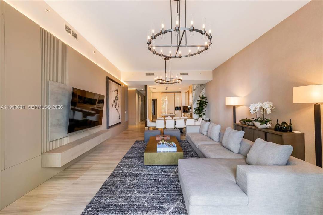 Rarely available 4 bedroom residence at the ultra prestigious Two Park Grove, offered fully furnished and turnkey.