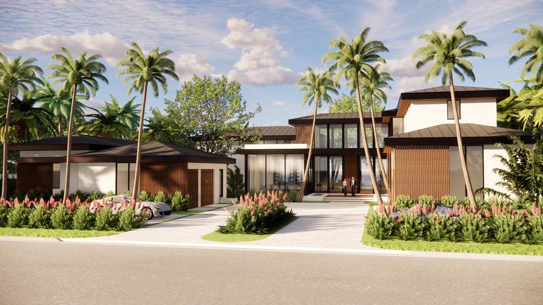 Modern Masterpiece in Prestigious Frenchman's Creek.