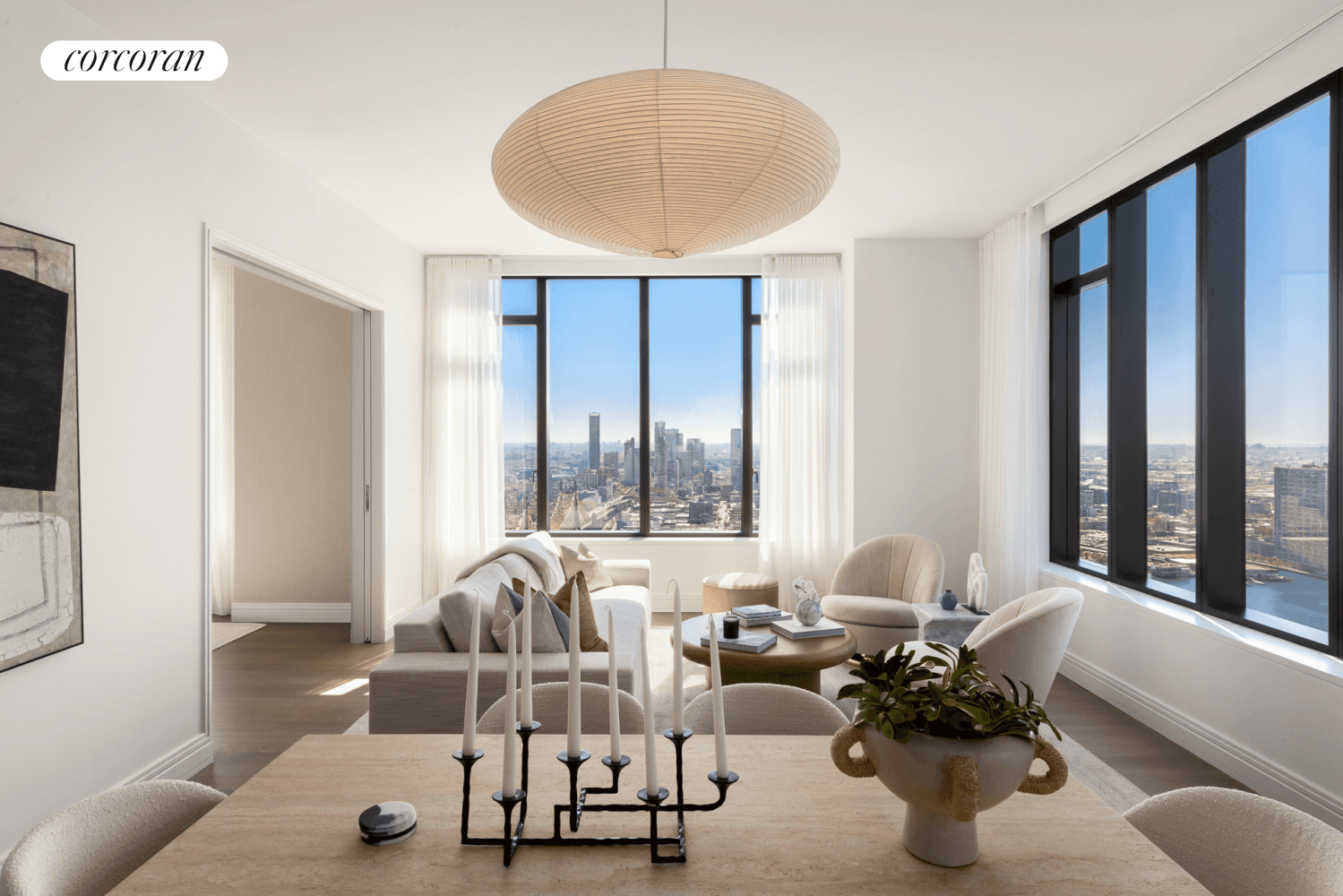 Available for immediate occupancy, Residence 65A at Sutton Tower is a stunning residence that offers expansive living and views of the east river, Queensboro Bridge and Manhattan's most iconic landmarks.