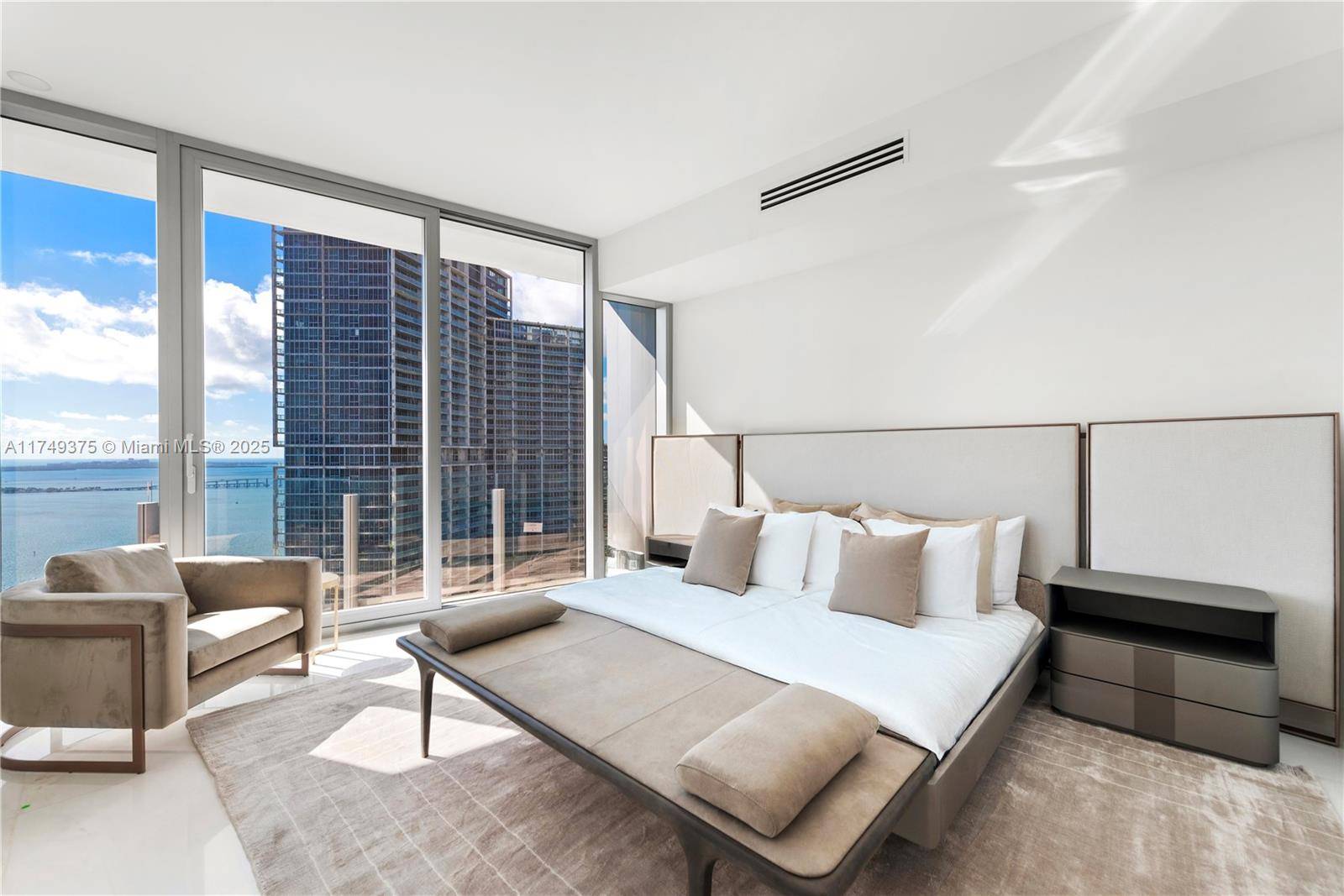 Soaring 39 floors above the city, this extraordinary fully furnished amp ; decorated residence offers breathtaking, unobstructed ocean views.