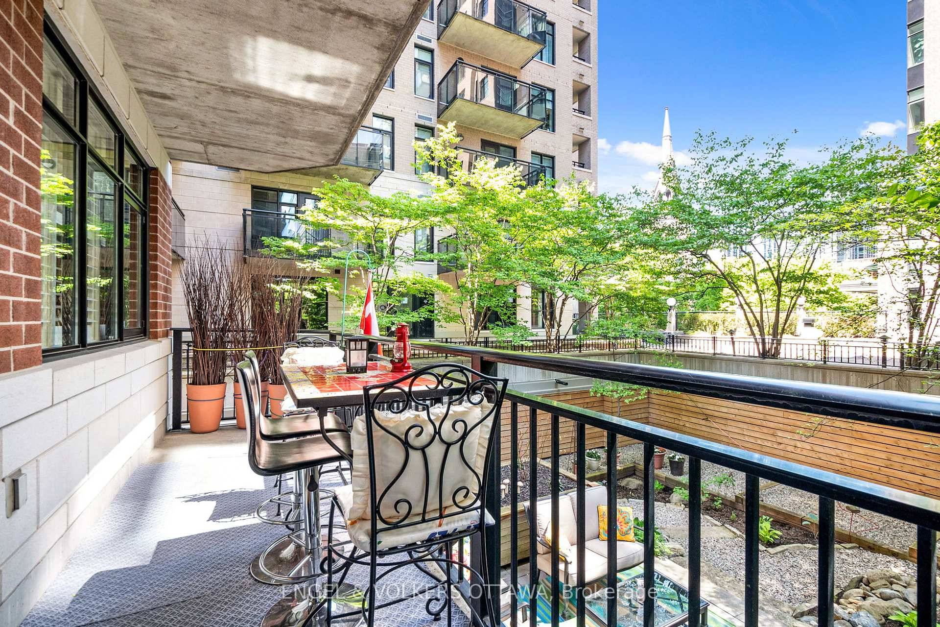 This stylish 2 bed condo in Centretown blends smart design, quality finishes, and a rare 1200 sq ft private ground floor terrace, your own outdoor escape in the heart of ...