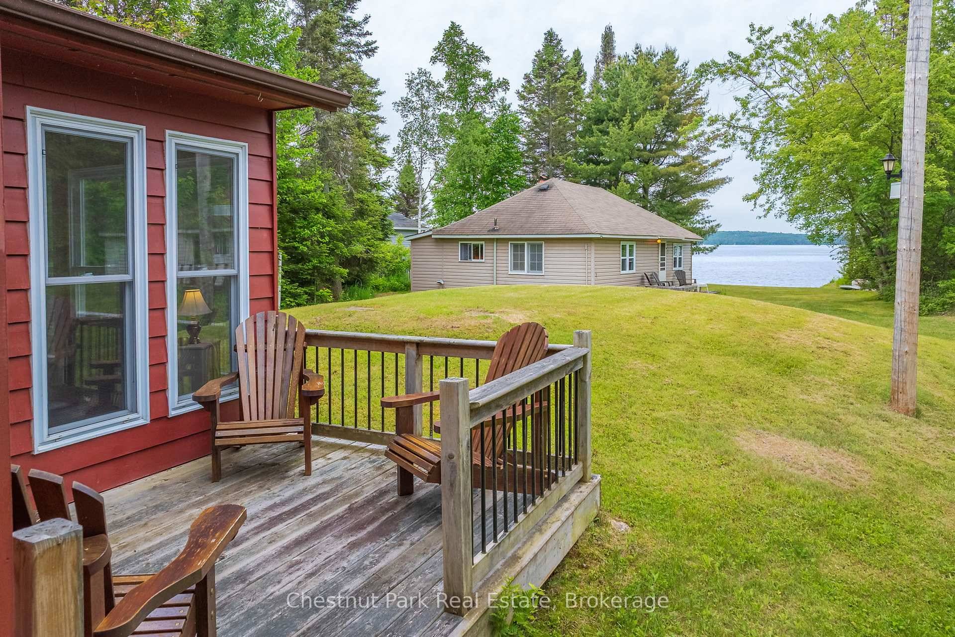 Two cottages ! Tucked away on the peaceful shores of Lake Bernard, just minutes from Sundridge, you'll find these two charming three season cottages on a level lot just under ...