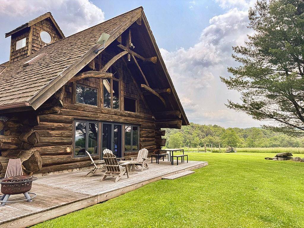 Meadow Lodge is a unique private retreat on a scenic rise with stunning Western Catskills and meadow views.
