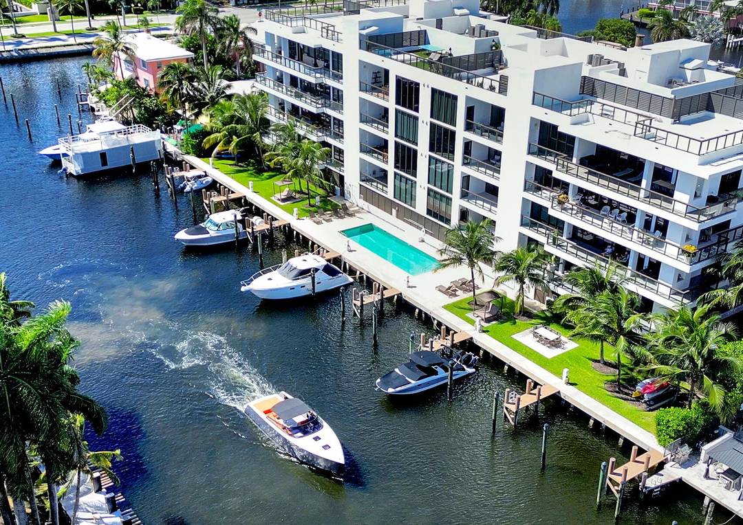 Now Under 3 Million The James Bond Inspired Waterfront Penthouse in Fort Lauderdale, Florida.