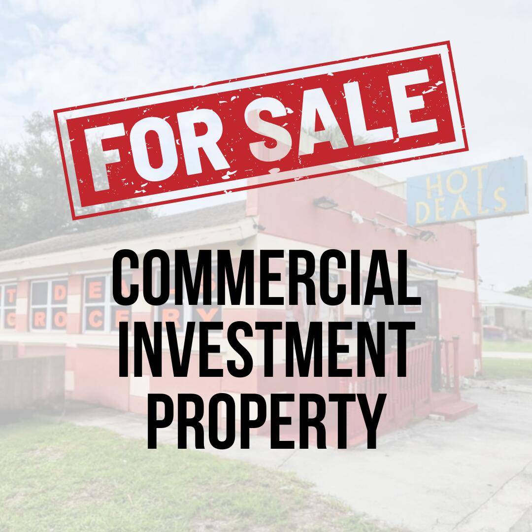 Prime Commercial Location on Orange Avenue Excellent opportunity to own a commercial property along one of Fort Pierce's main thoroughfares.
