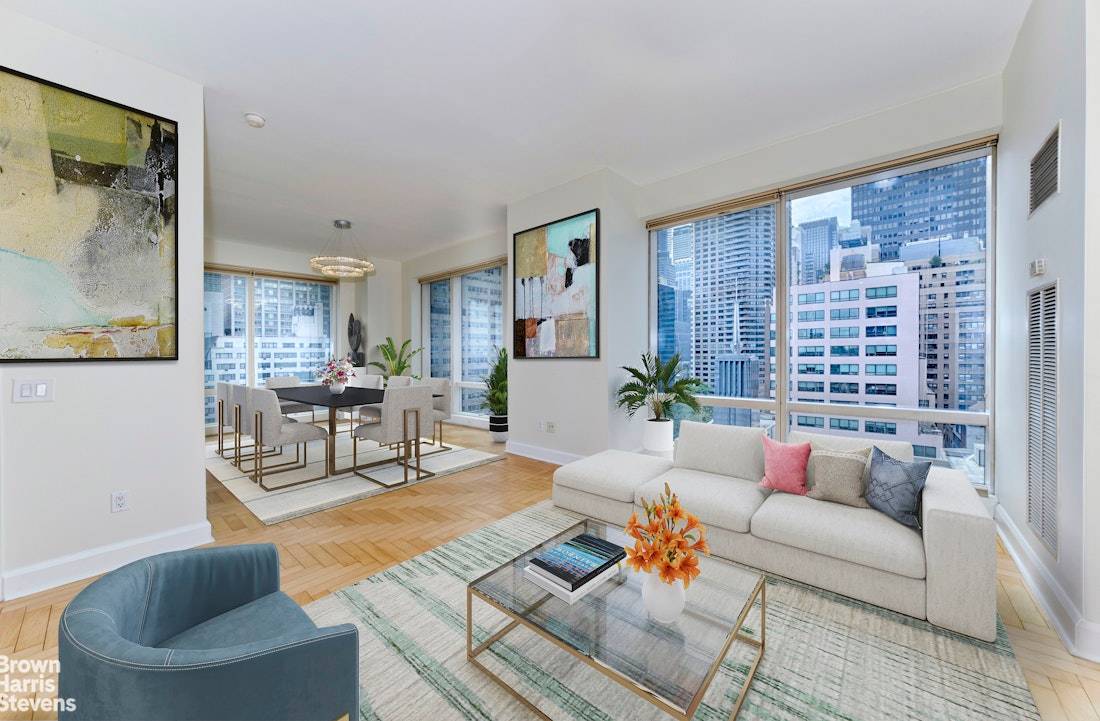 A stunning, highly desirable E line corner layout which is both ultra spacious and sunlit.