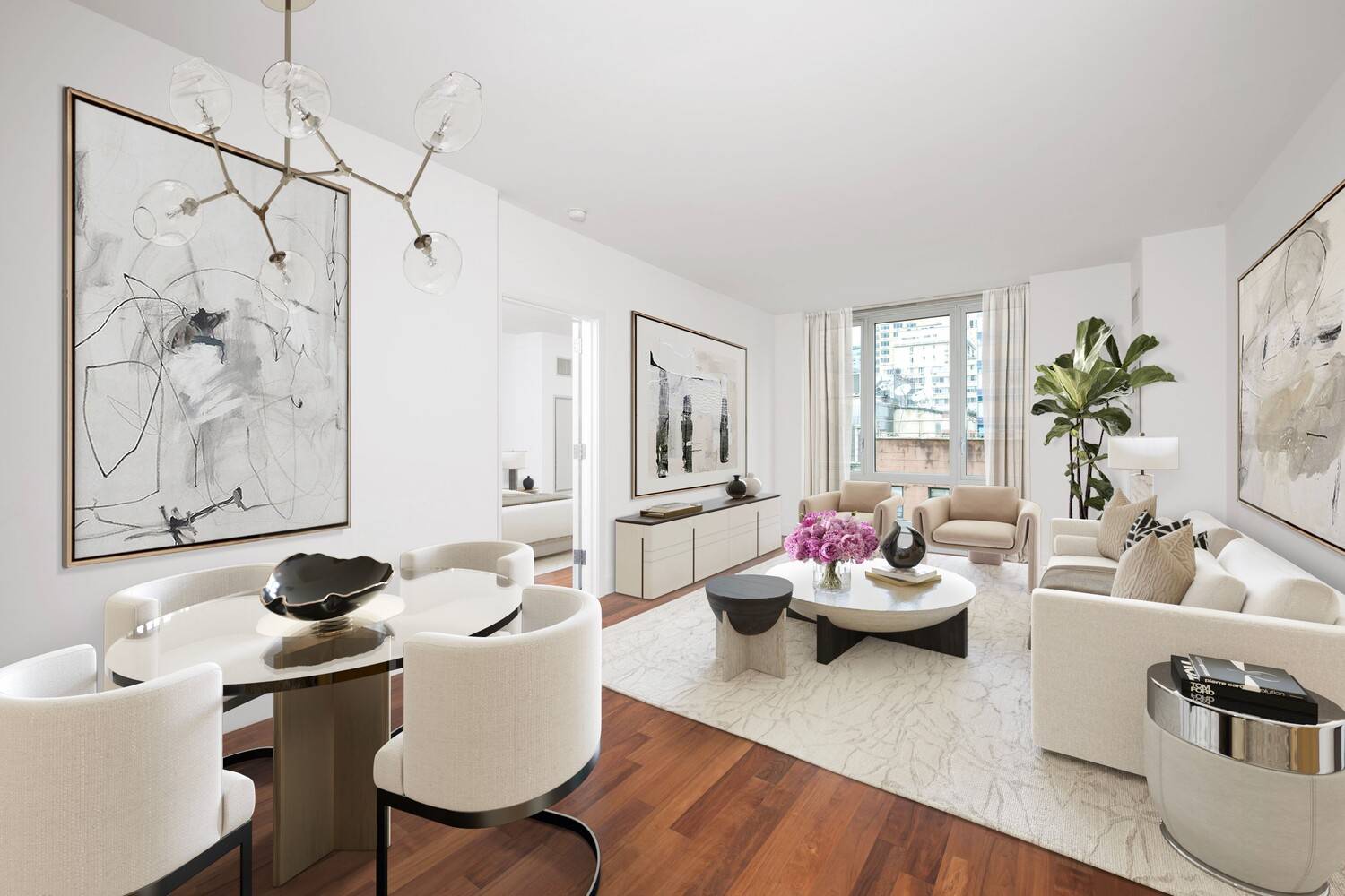 Beautiful Condo ! You will know by the exquisite stone, masonry and glass exterior designed by Davis Brody Bond, this is no ordinary building !