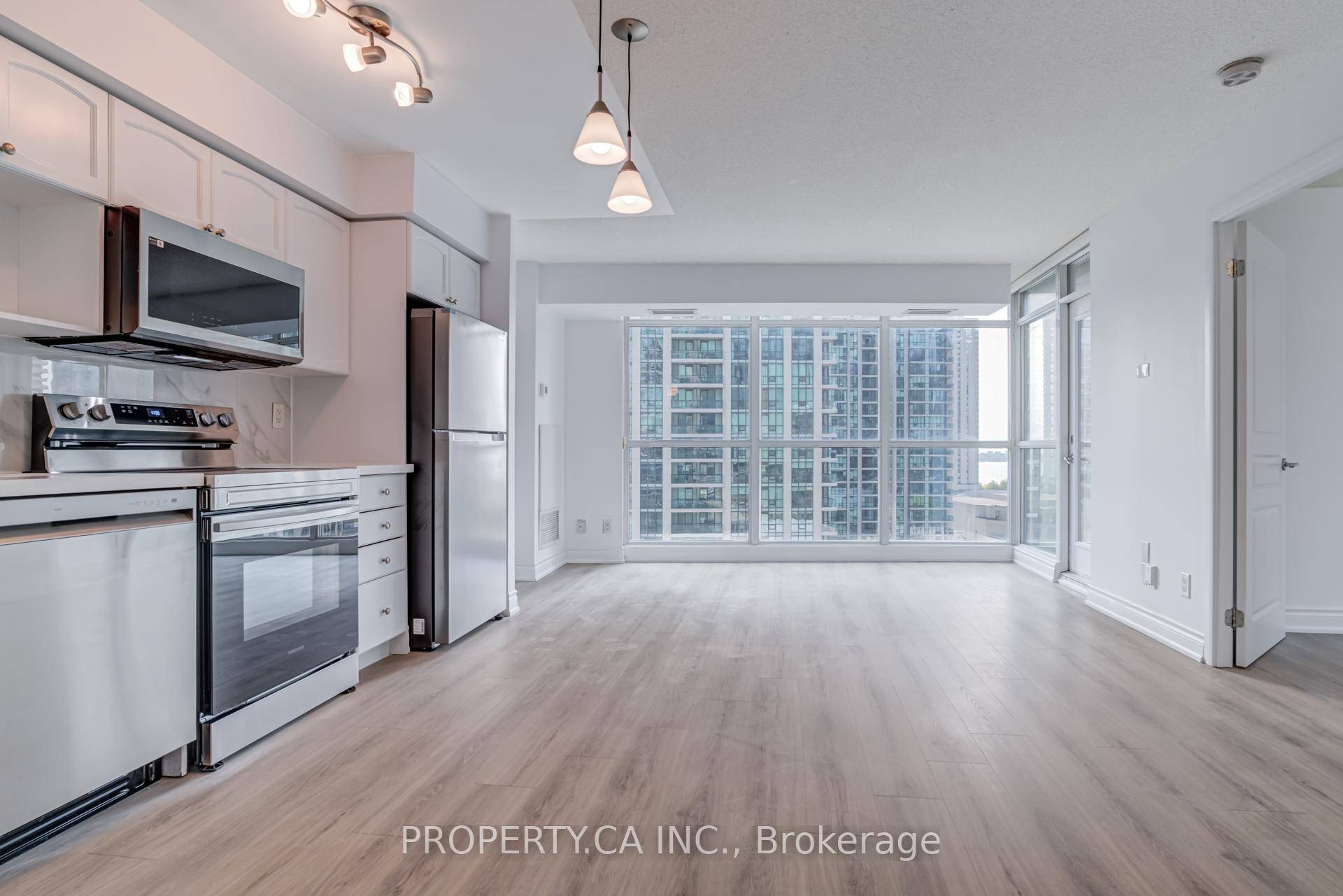 Be The First To Enjoy This Modern 2 Bed, 1 Bath Suite At 18 Yonge St 692 Sq Ft Of Stylish, Move In Ready Living With South Facing City amp ...