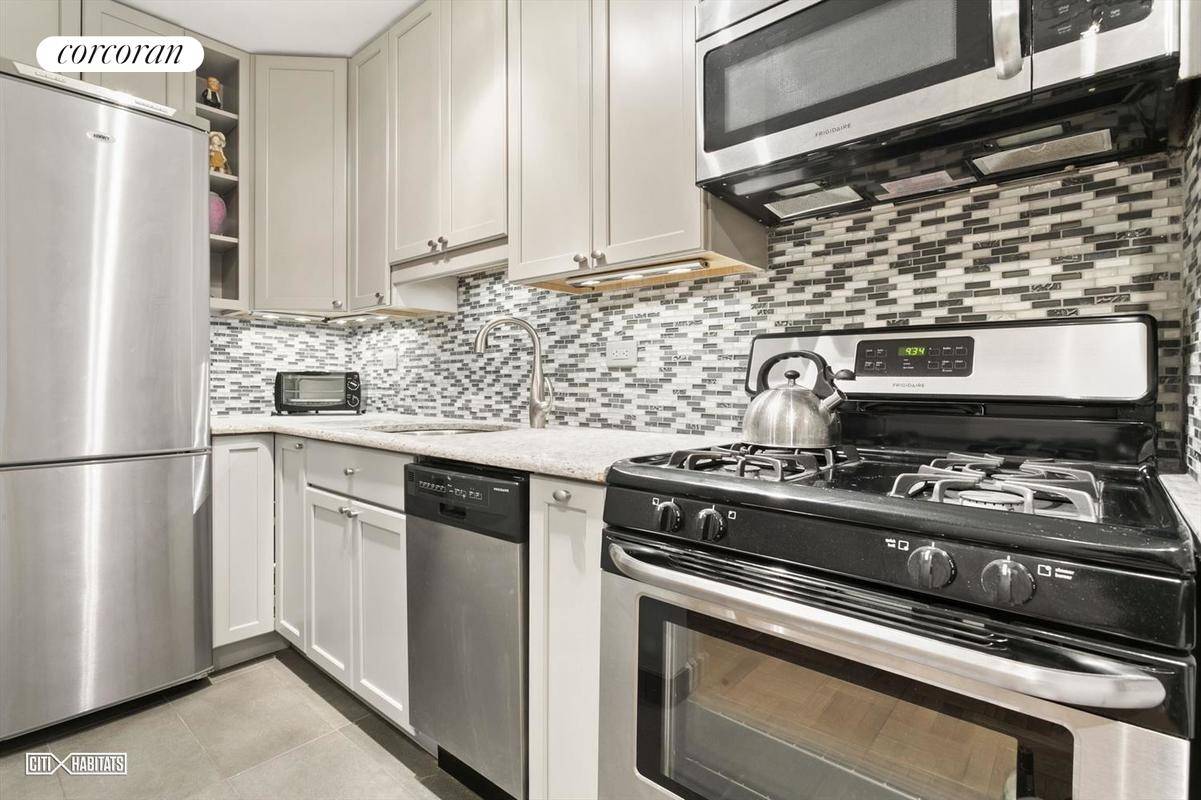 Very Large, Rare, Corner Exclusive at The Wendhorn Renovated One Bedroom 1 Bath, West facing Windows in the Living Room and North facing Windows in the Bedroom, Multiple Double Sized ...