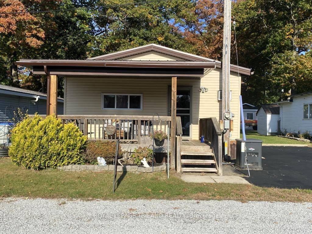 Welcome to Oak Grove Park in beautiful Lambton Shores ; the heart of Cottage Country, where this well maintained 2 bedroom, 1 bath mobile home offers comfortable year round living ...