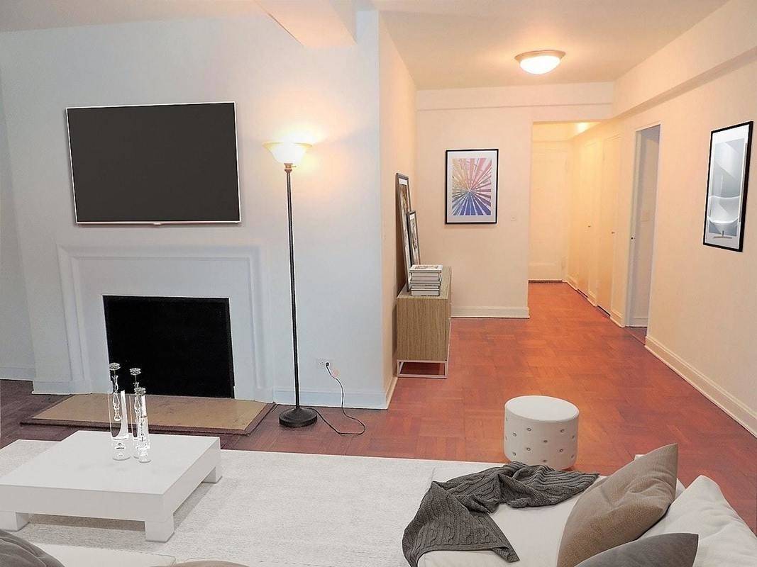 Larger than the average one bedroom apartment, this lofty alcove studio comes with lots of charm.