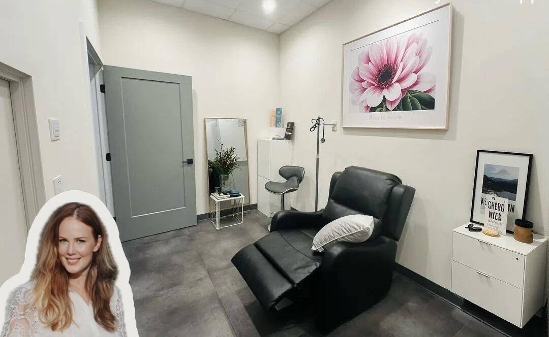 5 completely renovated, partially furnished private rooms for lease in established spa wellness office.