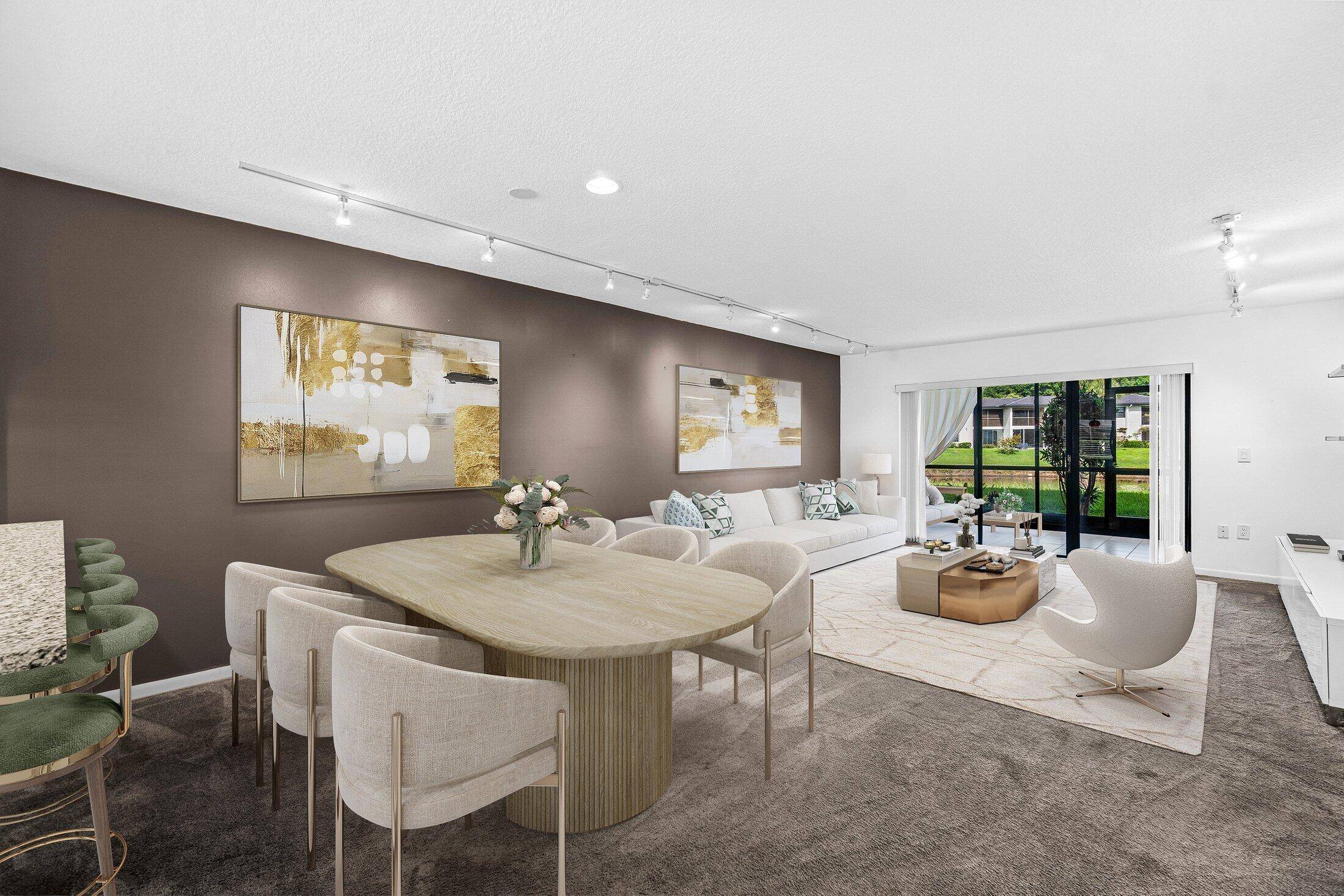 This move in ready, first floor condo has been fully updated and features 2 bedrooms, 2 baths, and stunning west facing water views.