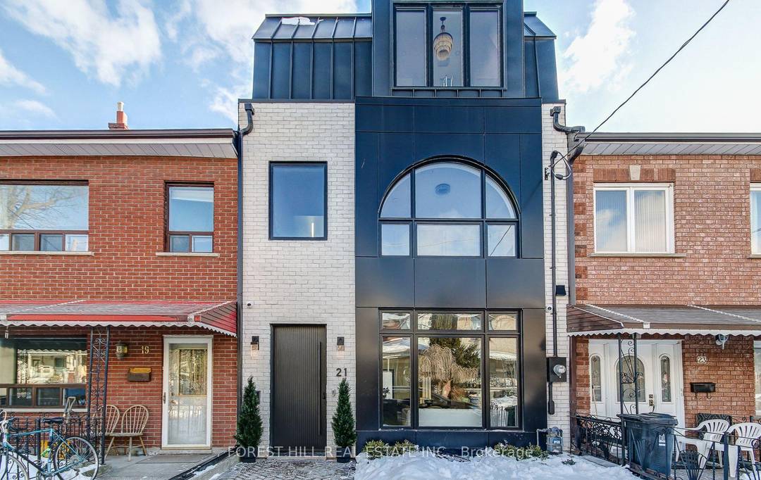 A rare offering on one of Trinity Bellwoods most coveted streets, 21 Foxley Street is a Custom Designed, Brand new architectural gem that blends timeless elegance with modern sophistication.