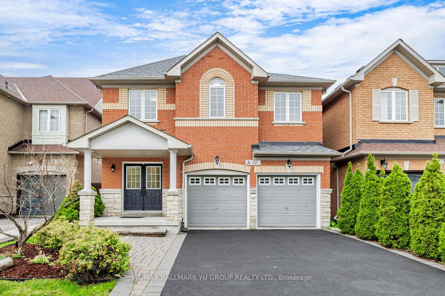 Well maintained 4 bedroom home with double garage on a quiet street in Oak Ridges, right across from a parkette with a playscape for kids.