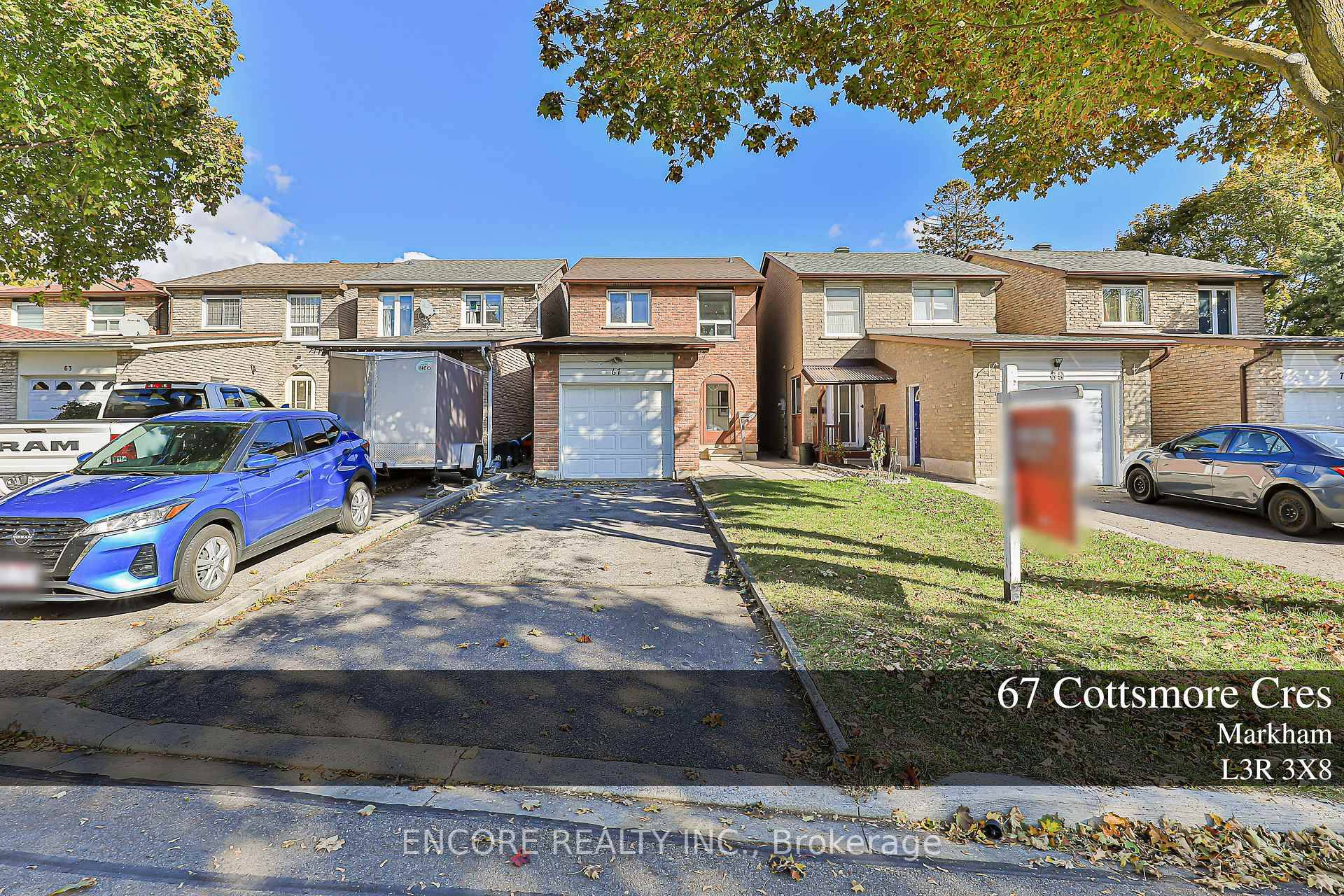 Welcome to 67 Cottsmore Cres, Markham !