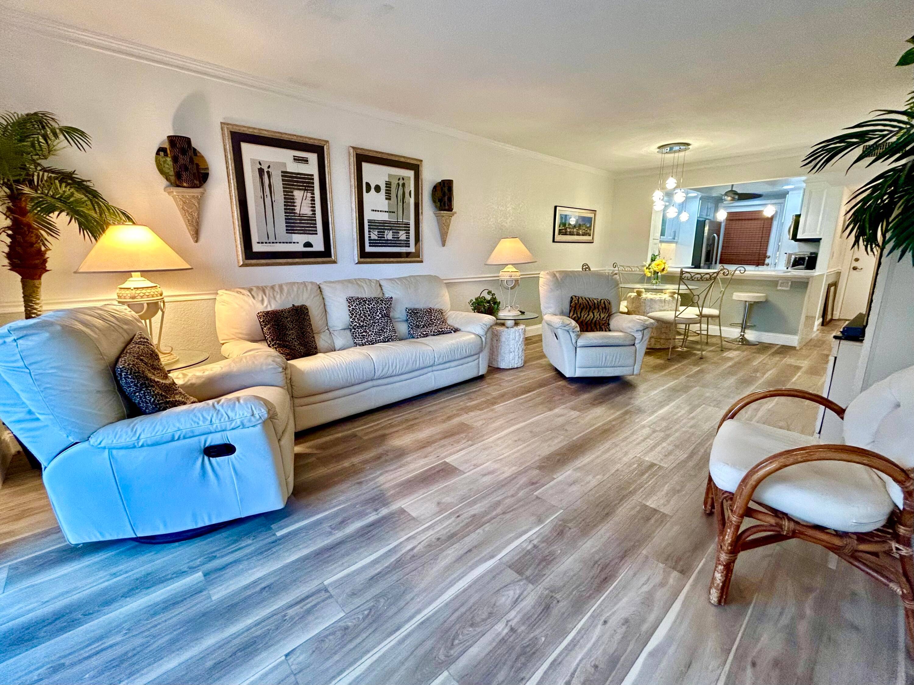 Beautifully remodeled charming condo with 2 Beds and 2 Full Baths.