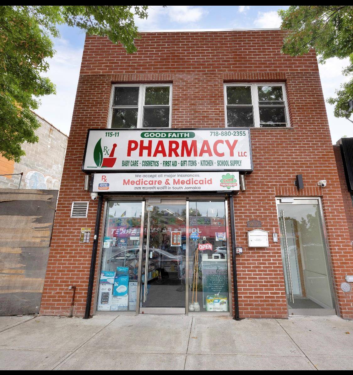 Beautiful Mix Use Building on Busy Merrick Boulevard.