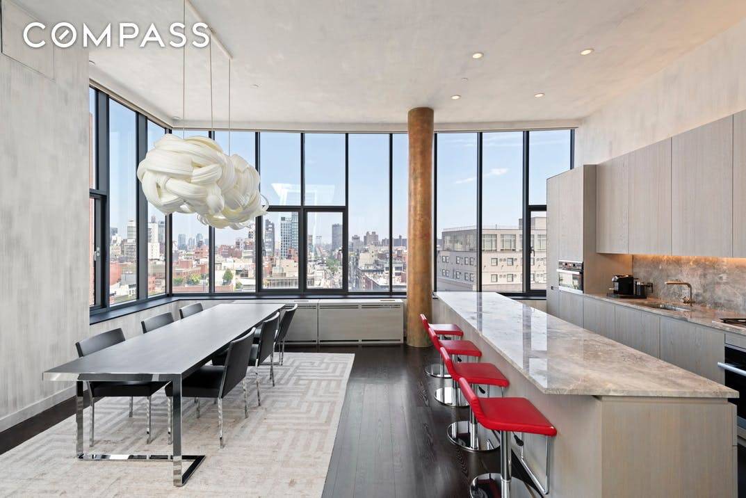 Located in one of the most desirable areas in New York's iconic SoHo, Penthouse 2A at One Kenmare Square has 360 views of the city on its 1, 831 SF ...