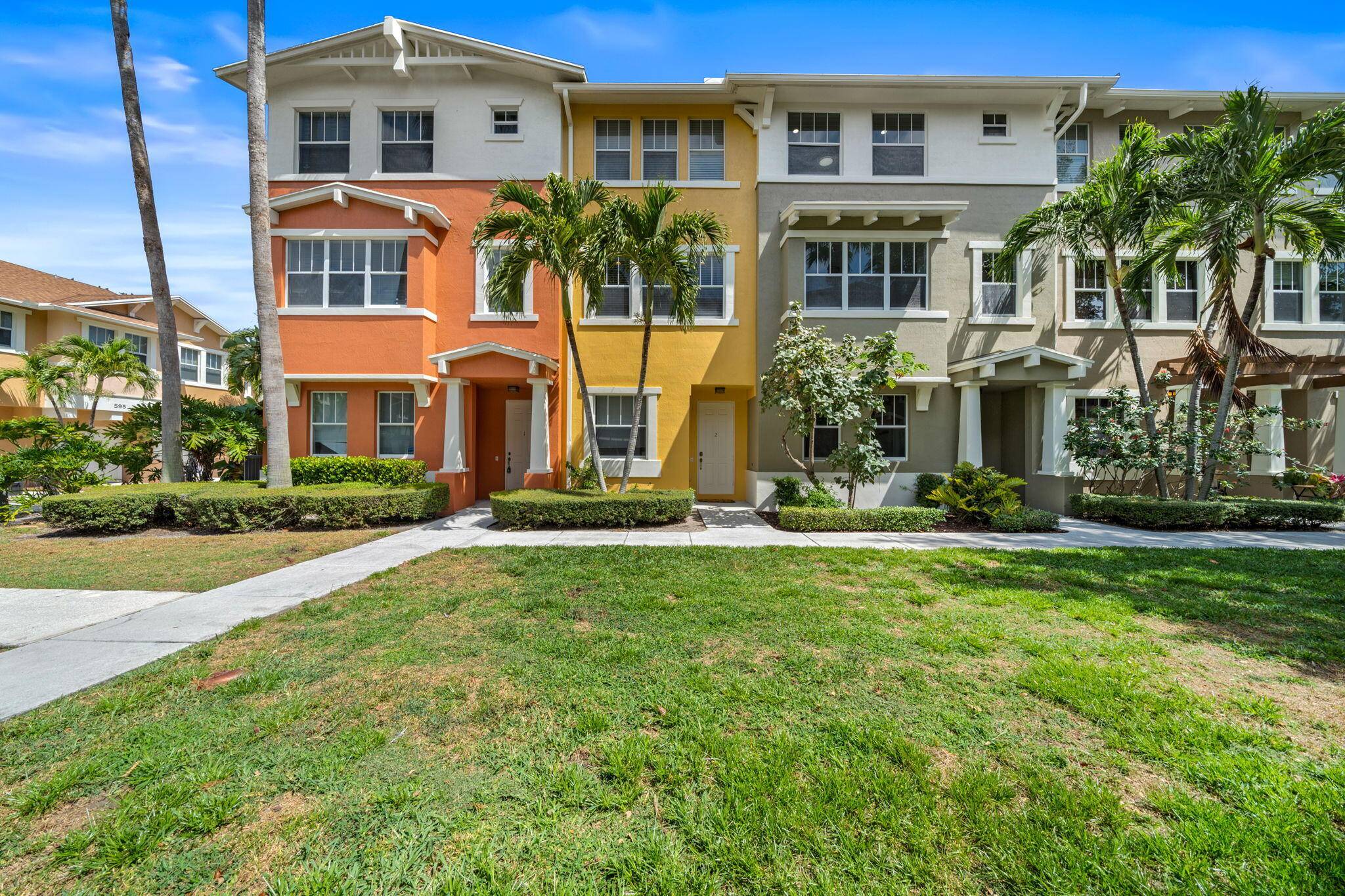 Welcome to this beautifully maintained 3 story townhome nestled in a clean, quiet, and secure gated community just minutes from Downtown West Palm Beach, Palm Beach Island, and the stunning ...