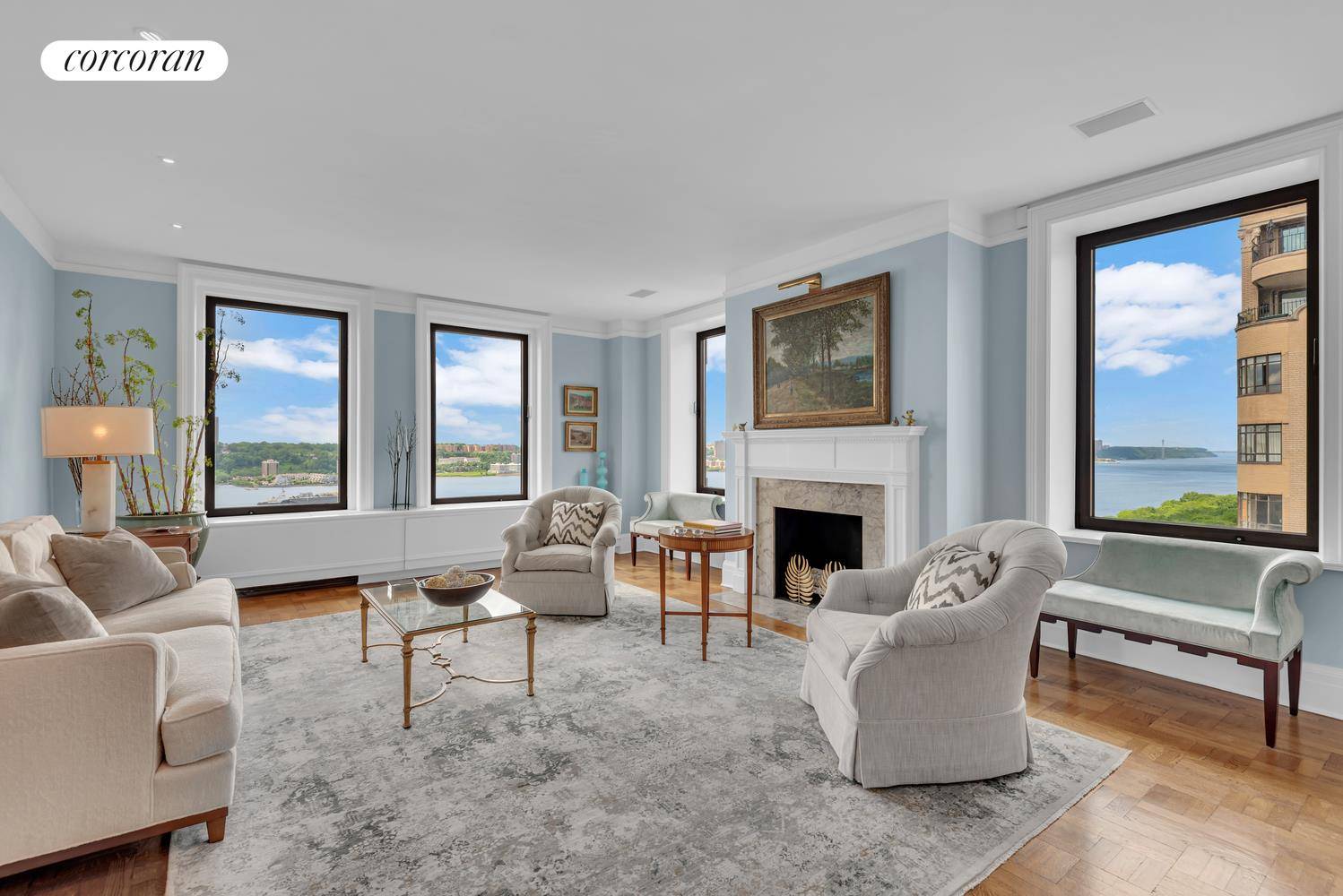 Apartment 12B is a extraordinary, sun filled mint 9 room Hudson River view home high atop the city and perfectly positioned across from Riverside Park in one of the Upper ...