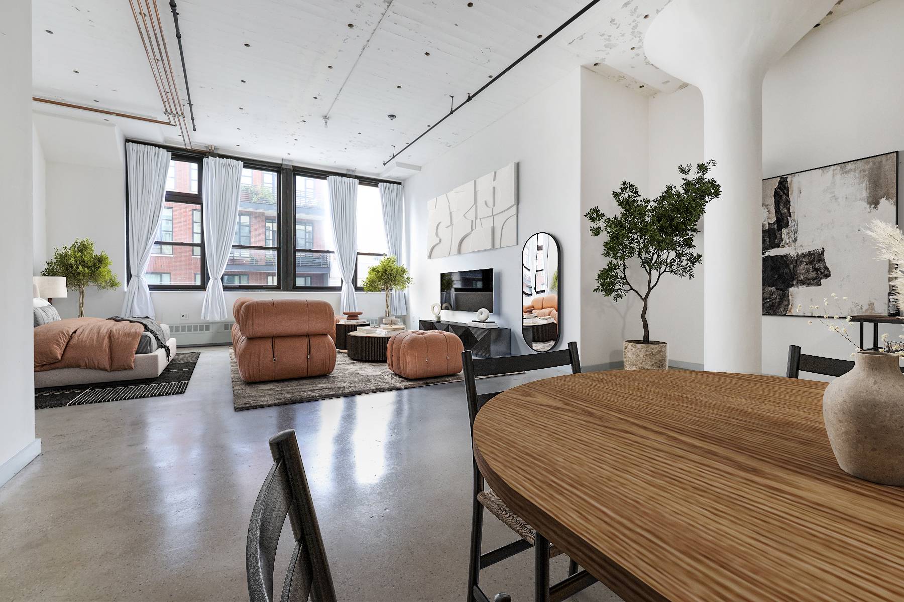 Lofts at 63N3rd offer something that can be hard to find in New York City ; SPACE.