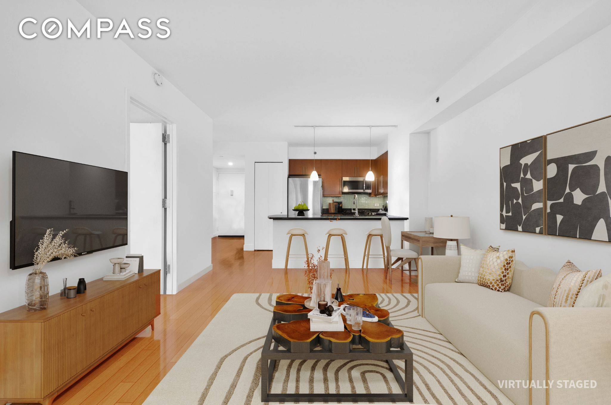 LIFE JUST GOT BETTER ! 242 East 25th Street Unit 5B is a spacious South facing one bedroom one bathroom apartment with floor to ceiling windows.