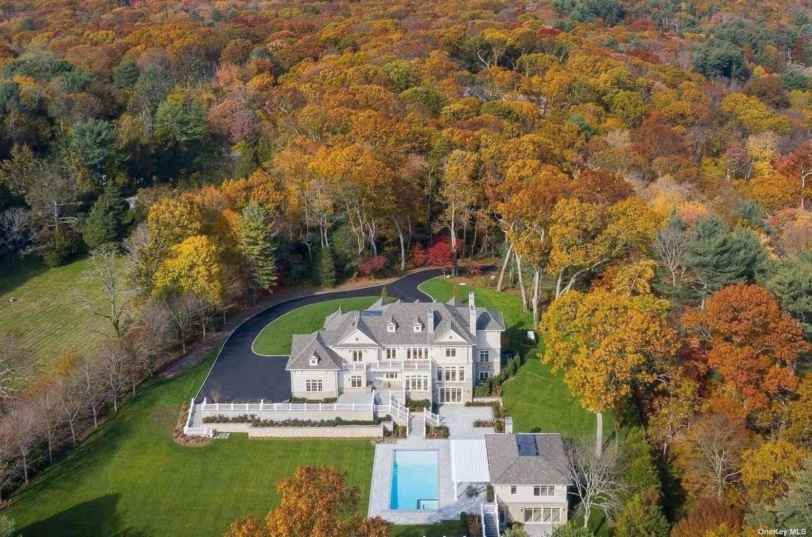 1275 Wolver Hollow Road, Upper Brookville, Tree Tops, is a true entertainer's paradise, a striking statement of design, and a dream fulfilled for the connoisseur of fine living.