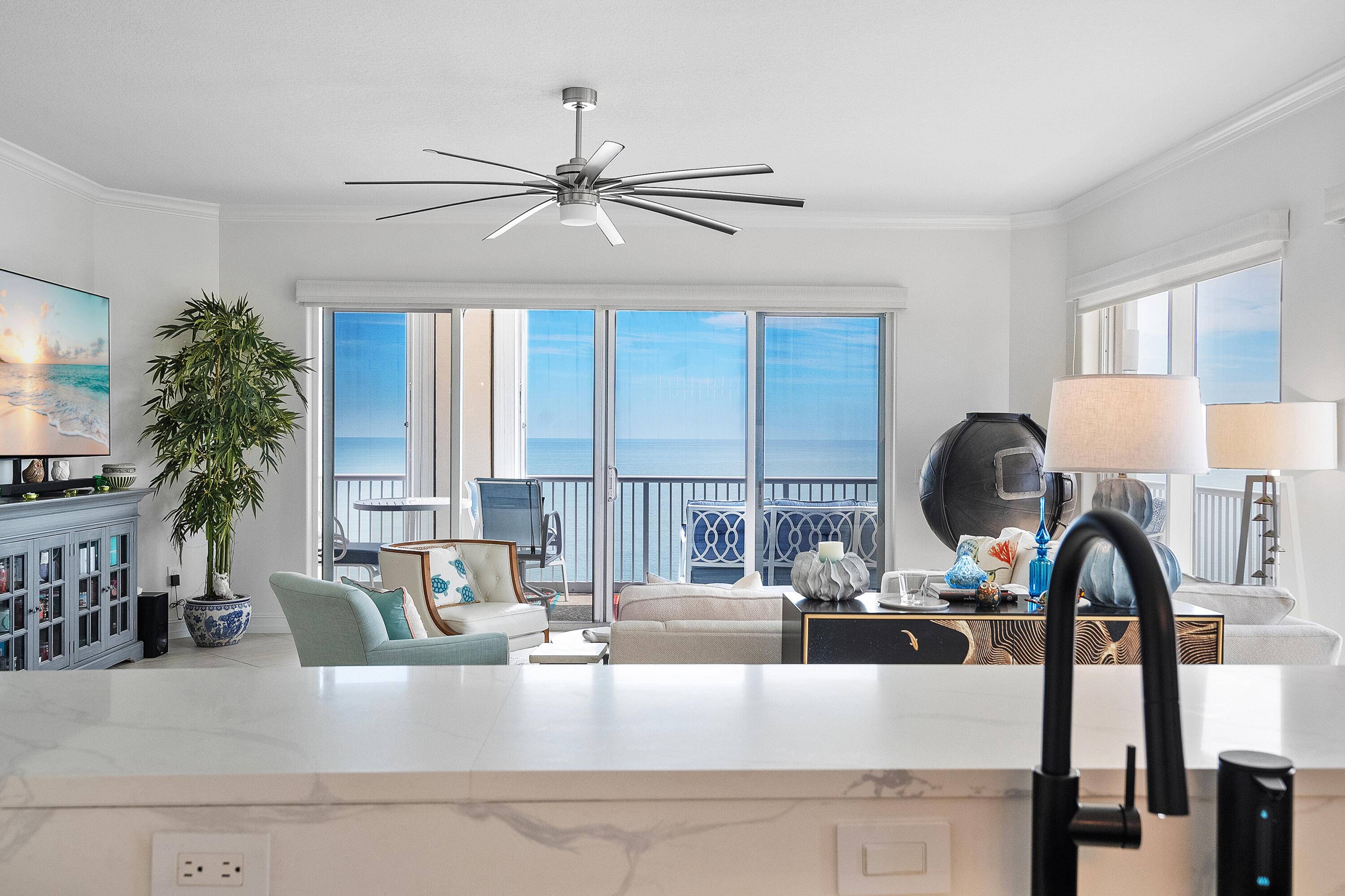 Breathtaking Corner South facing Oceanfront Penthouse Experience the epitome of luxury living in this stunning penthouse, boasting expansive views of the ocean, intracoastal Indian River, and the island.