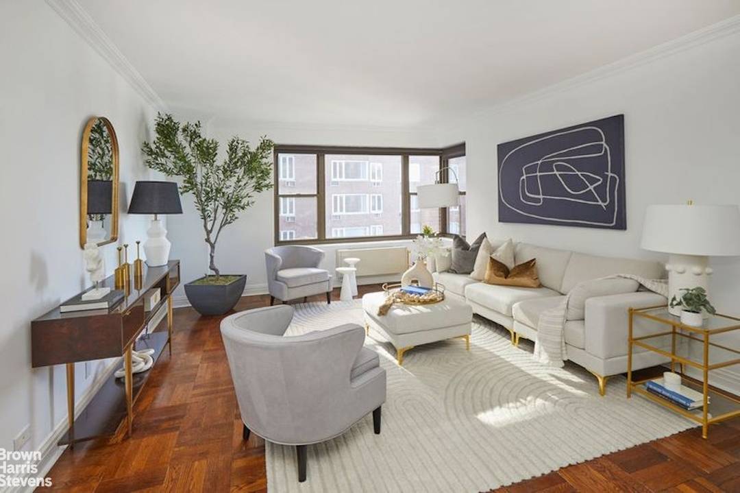 Just Listed ! The Perfect One Bedroom with River and Tree Top Views Move right into this spacious approx.