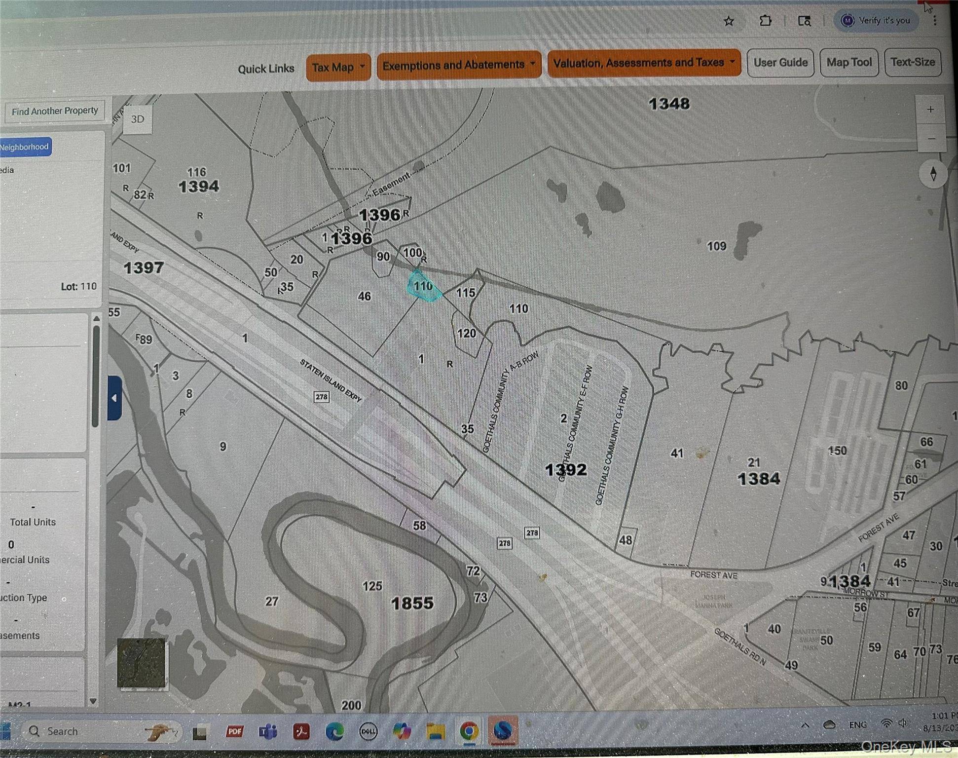 14, 700 Sft unimproved vacant land located behind Port Authority Parking Lot in the North Shore neighborhood.