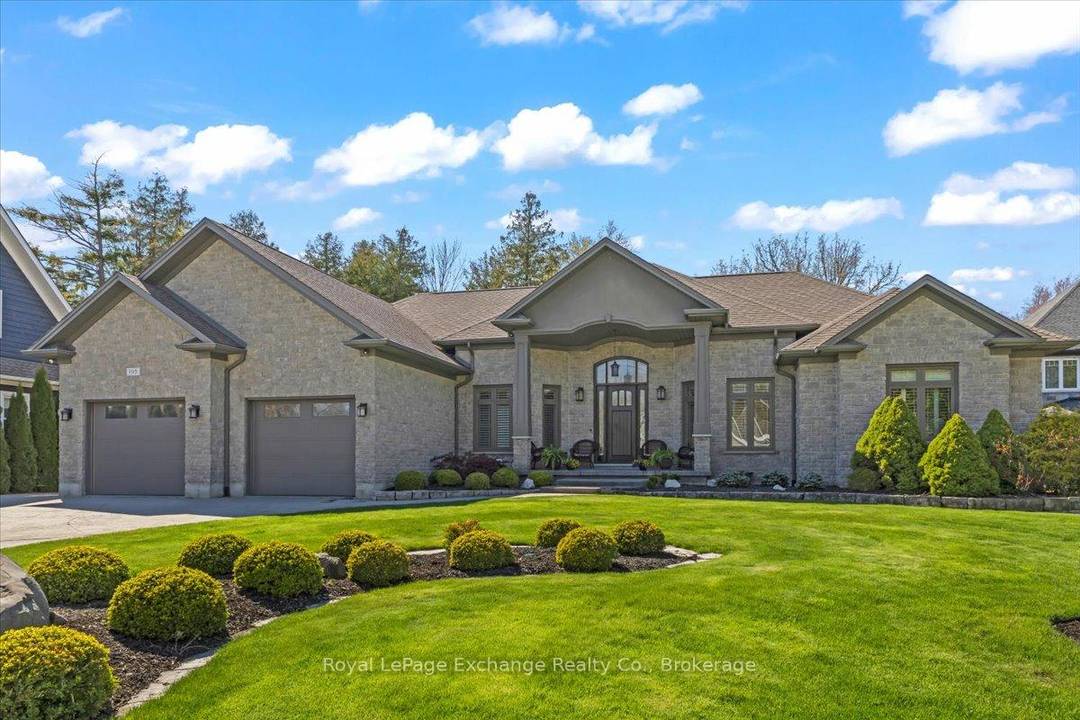 Located in one of the most desirable neighbourhoods just north of Kincardine, this stunning custom built lakefront bungalow offers approximately 2, 800 sq.